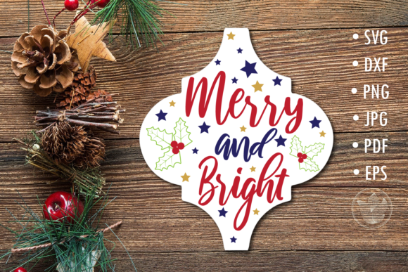 Arabesque Tile Svg Merry and Bright Christmas Design Review