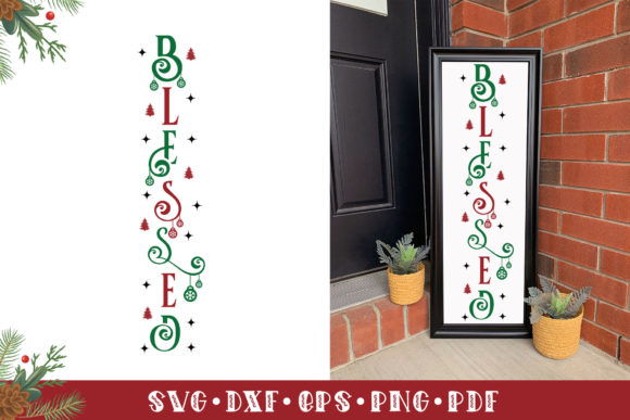 Blessed, Christmas Vertical Sign SVG Review: A Practical Embroidery Design for Real Projects