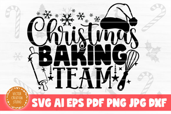 Christmas Baking Team SVG Cut File