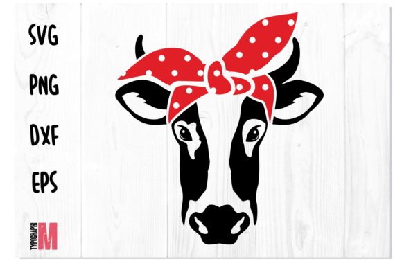 Cow Bandana Polka SVG Review