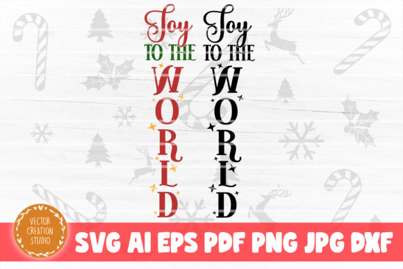 Joy to the World Christmas Porch SVG