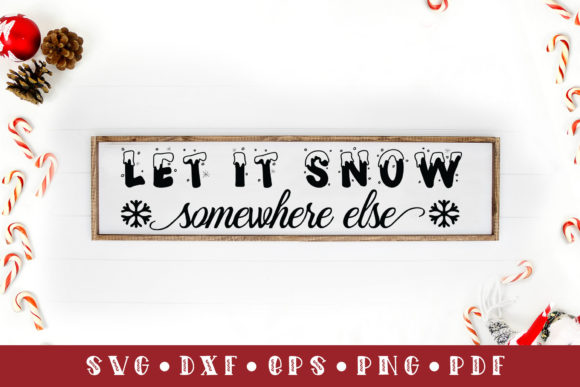 Let It Snow Somewhere Else SVG Review: A Real-World Embroidery Design