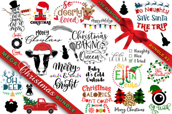 MEGA Christmas SVG Bundle 2