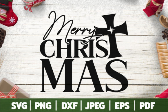 Merry Christ Mas SVG, Christmas Nativity