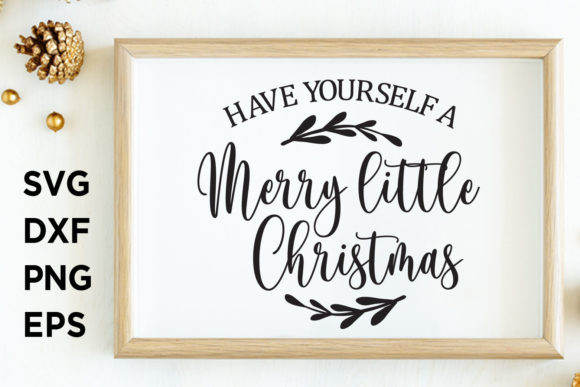 Merry Little Christmas SVG