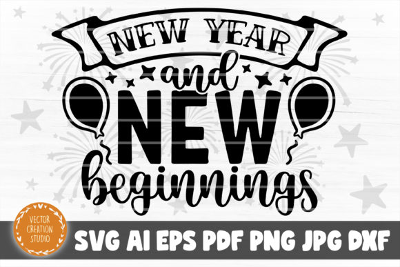 New Year New Beginning SVG Cut File Review